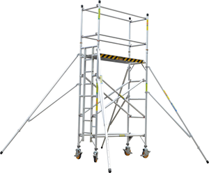 Torre di Ponteggio Mobile Cuplock in Lega di Alluminio a Doppia Larghezza, Design Moderno, Alta Resistenza alla Corrosione per Costruzioni Edili - Product Image 5