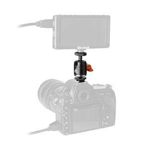 E-IMAGE EI-A08 360 độ Chất lượng cao phổ máy ảnh bóng đầu với 1/4 "vít gắn kết, Hot Giày Adapter - Product Image 6