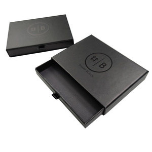 Professional manufacturers custom sales black kraft gift box beautiful black gift box