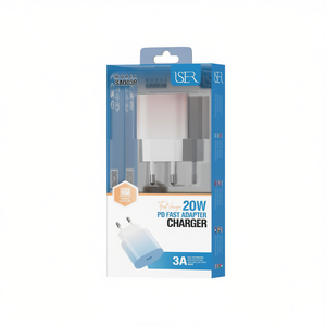Adaptateur de charge rapide PD 20W pour smartphone et tablette, prise murale type C, 3A max - Product Image 2
