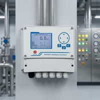 NaOH ATC CIP Nettoyage de l'eau des chaudières Traitement des eaux usées RS485 Modbus IP65 Affichage LCD Conductimètre de concentration