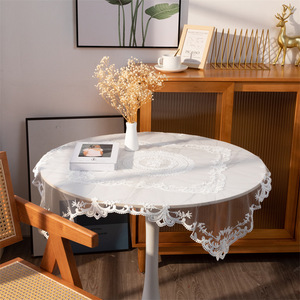 Set de table en dentelle rétro, sets de table brodés, napperons en crochet <span class=keywords><strong>français</strong></span>, dessous de verre, sous-tasses pour la maison, mariage - Product Image 3
