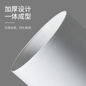 Trash Can Household <b>Large</b> Size Gray No Lid Bathroom Kitchen Living Room Waste <b>Bin</b> - Product Image 5