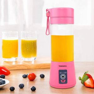 Mini-presse-agrumes électrique portable à 6 lames, outil de cuisine domestique USB pour jus de fruits et légumes personnels, mixeur de tasse d'été - Product Image 6