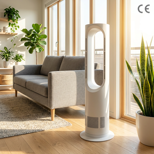 Ventilatore a Torre <span class=keywords><strong>Angelo</strong></span> AZ588PRO 2-in-1 Freddo e Caldo Senza Pale da Scrivania/Pavimento con Motore DC, Telecomando, Efficienza Energetica, per Uso Alberghiero - Product Image 1