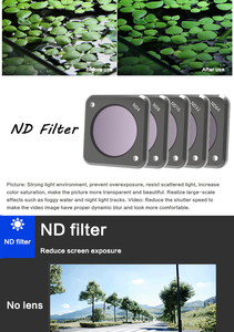 UV CPL STAR NIGHT ND4 ND8 ND16 ND32 ND64 ND1000 Objektiv ND <span class=keywords><strong>Filter</strong></span> Neutral dichte CPL-<span class=keywords><strong>Filter</strong></span> für DJI Action 2 Kamera zubehör - Product Image 5