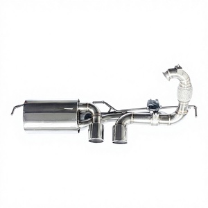 Escape de acero inoxidable Vortex para Smart W453 Fortwo Forfour 1.0 0.9T Valvetronic Catback con puntas dobles centrales Rumble - Product Image 1