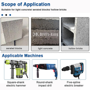 Coupeur de trou carré pour le coupeur de fente de douille de scie de découpe de boîte électrique - Product Image 6
