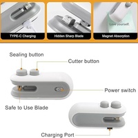 Machine à sceller les aliments électrique mini USB rechargeable en plastique pour la cuisine