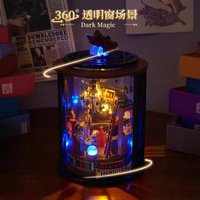 Lampu Malam Peri Ajaib DIY Mainan Kayu Bercahaya Dekorasi Grosir Hadiah Ulang Tahun Buatan Tangan Model Kreatif untuk Usia 14 Tahun Kotak Warna