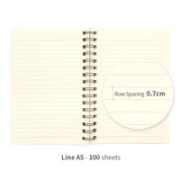 Carnet de notes personnalisé, mignon carnet de notes à spirale dorée avec couverture fleurie en ligne pour filles