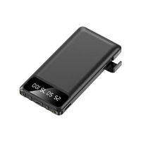 Offre Spéciale 4 en 1 Portable 10000mAh Power Banks Chargeur avec câble autonome Interface d'entrée Micro USB Puissance de sortie 10W