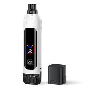 Cortauñas Eléctrico Recargable MX3 con Pantalla LED a Color, Herramienta de Cuidado de Uñas para Mascotas, Modelo MX30 en Blanco y Negro - Product Image 1