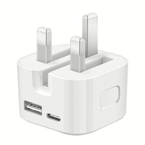 20W <b>USB</b> <b>C</b> PD Power <b>Adapter</b> Charger UK Plug A+<b>C</b> Wall Charger 35W Dual <b>Type</b> <b>C</b> Phone Charger Block - Product Image 2