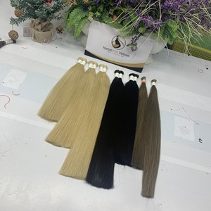 Extensions de cheveux humains vierges russes de qualité supérieure, lisses et soyeuses, couleur naturelle, super double trame, très vendues - Product Image 6