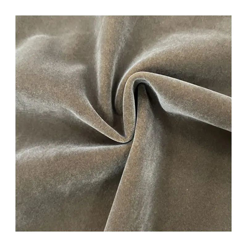 100% Polyester Warp Knitted Mercerized Velveteen Fabric Curtain Sofa Cover Decoration Cloth Fabric