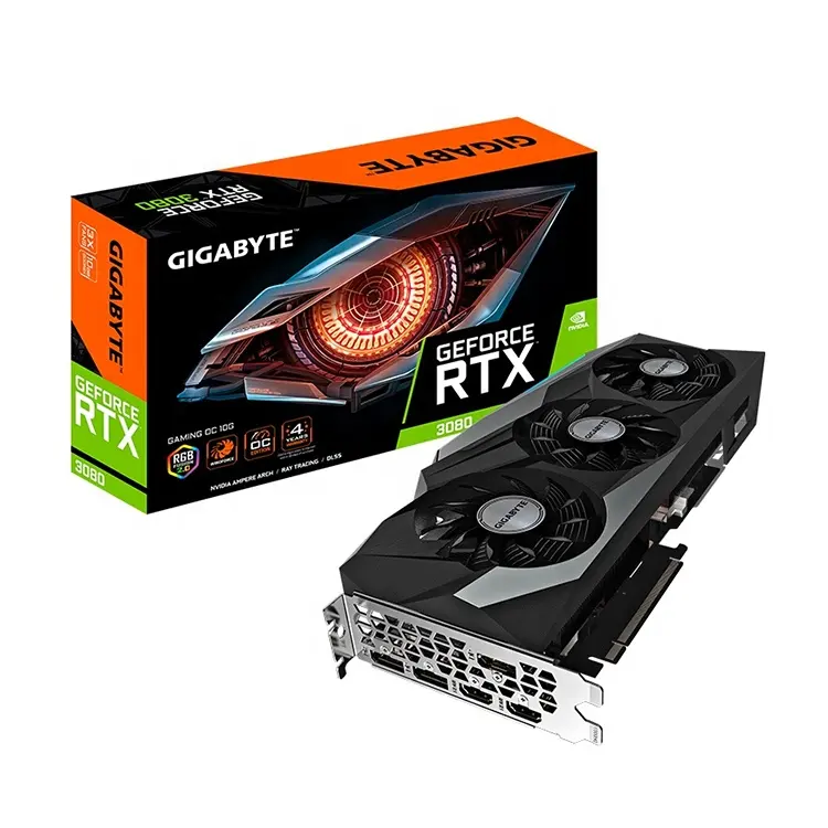 GIGABYTE-tarjeta gráfica para videojuegos RTX 3080 GeForce 3060, tarjeta gráfica para videojuegos OC 10G 320bit GDDR6X GPU MSI Rtx 3090 3070 3060TI