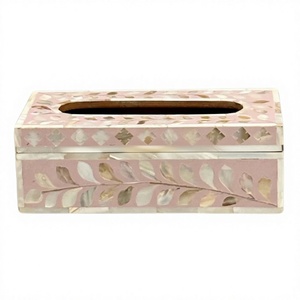 Porte-serviettes en nacre polie, fait main, imperméable, écologique, personnalisable, couleur et design sur mesure, style moderne classique - Product Image 1