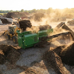 Cribadora Móvil Compacta UTS225 |   Trituradora de Tambor Portátil sobre Orugas para Residuos de Construcción y Lodos Finos - Product Image 2