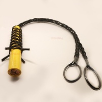 DINGBAI Isolation en fibre d'aramide avec gaine en PVC légère non conductrice 12mm-50mm |   Poignée de tirage de câble simple/double pour œillets