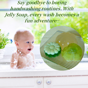 OEM ODM Factory Soft Paw Shape Blumen dusche Gelee Seife Mehrere Farben Gelee Textur Freundlich zum Baden - Product Image 4