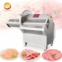 Machine à découper le bœuf électrique commerciale ORME, grande machine à trancher la viande de canard, trancheuse à saucisses pour le bacon