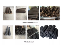 Strohbriketts Presse faisant des briquettes de paille Presse à briquettes manuelle 300 kg/h