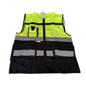 Chaleco de Alta Visibilidad para Trabajo, Construcción, Ingeniería, Topografía, con Múltiples Bolsillos, Personalizable, con Reflectores 3M - Product Image 4