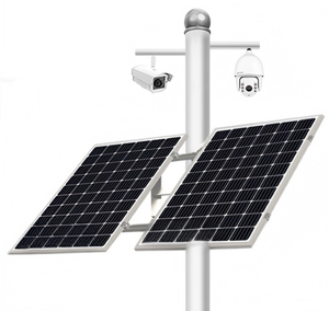 Fuente de Alimentación Solar para Cámaras de Estaciones Meteorológicas, Sistema de Monitoreo Solar, Fuente de Alimentación de Seguridad para Exteriores - Product Image 1