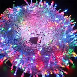 Guirlande Lumineuse Féerique à LED pour Décoration de Fête de Noël, Mariage et Vacances, 20/50/100m