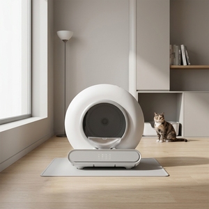 Litière automatique pour chat, 65L, autonettoyante, intelligente, en plastique écologique, facile <span class=keywords><strong>à</strong></span> nettoyer, anti-odeurs, vente en gros directe usine - Product Image 1