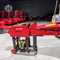 Machine à couper le foin électrique portable pour la ferme, traitement de l'herbe, du fourrage et de la paille, avec une manutention compacte, préparation fiable des aliments pour animaux