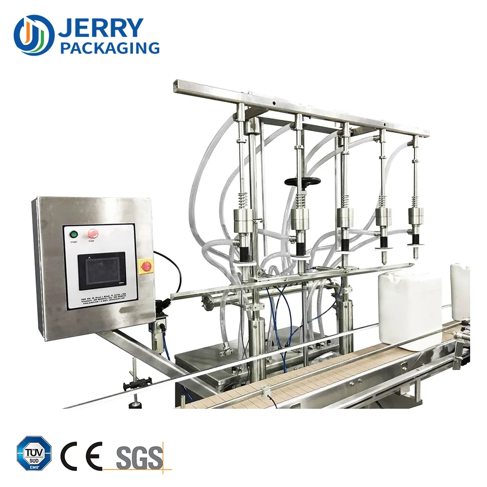 PLC HMI Liquid filling machine Overflow bucket Filling Machine large capacity oil drum filling machine