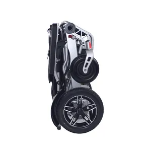 Excellent 24V12A/20A Portable Folding Electric Wheelchair Price List Mobility Scooter With Customized Lithium Battery