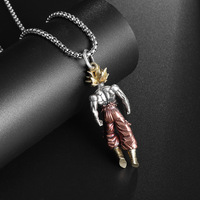 Anime New Temu Trendy Accessories Hot-Selling High-End Ins Alloy Necklace Butterfly Shape Pendant Link Personalized Wholesale
