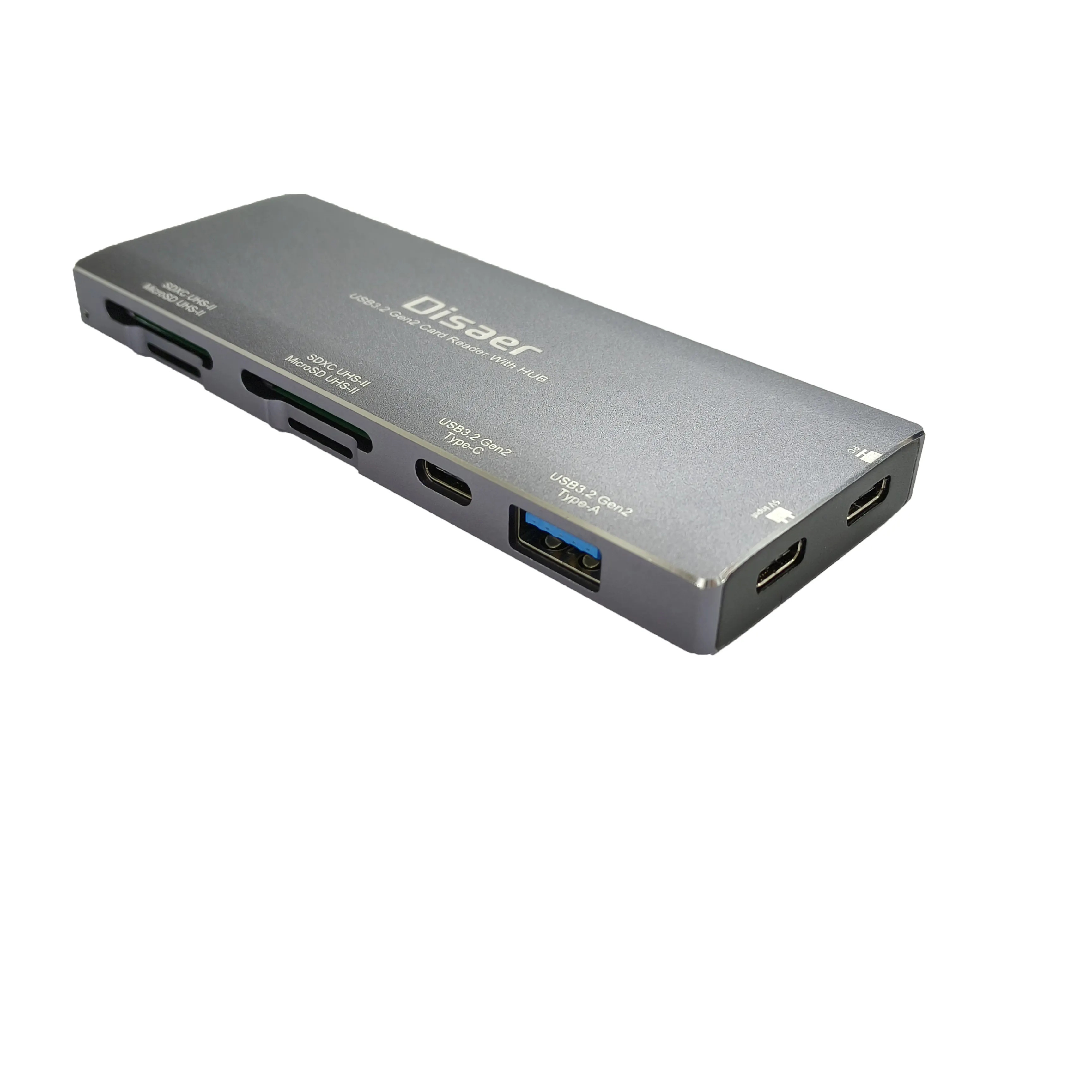 Multifunktion leser karte USB 3.2 Gen2 To Dual SD4.0/ Dual SD 4.0 Kartenleser mit Hub