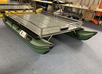 Bateau pneumatique catamaran en PVC pour la pêche au leurre, en vente chaude
