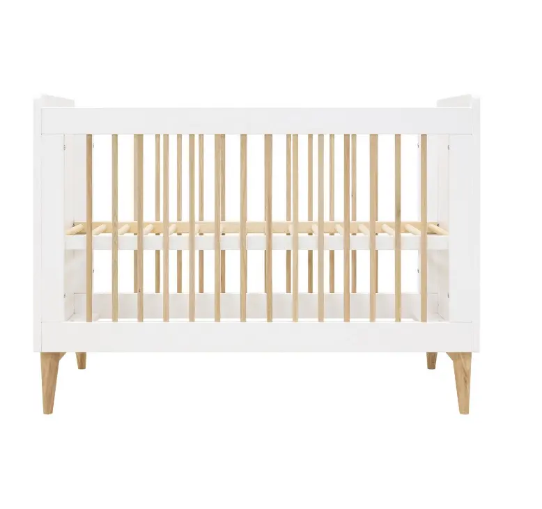 2023 Hot-sale Room Furniture White Modern Baby Cribs Baby Sleeping Bed