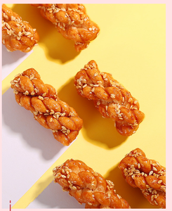 OEM Snacks chinois torsadés croustillants saveur salée, en vrac exotique, 408g en sachet, pour la maison et les <span class=keywords><strong>voyages</strong></span> - Product Image 5