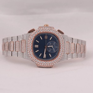 Relojes Mecánicos con Diamantes Cultivados en Laboratorio para Hombre, Reloj con Piedras Preciosas de Primera Calidad para un Look Elegante - Product Image 2