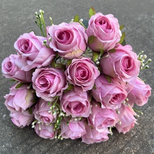 Nuevo estilo de ramo de <span class=keywords><strong>rosas</strong></span> con 18 cabezas, <span class=keywords><strong>dulces</strong></span> flores para llevar en la mano, flores para boda - Product Image 5