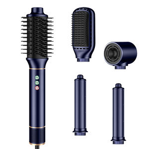 Cepillo de Aire Caliente <span class=keywords><strong>4</strong></span> en 1, Secador y Voluminizador de Cabello en un Solo Paso, Secador Iónico Negativo de Salón, Alisador y Rizador - Product Image 2