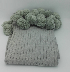 Set di cuscini in maglia di Pompon in maglia magica verde ZERO difetti 7gg 100% con linea di cotone acrilico 7gg - Product Image 1