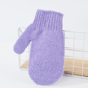 Chứng Nhận Thân Thiện Với Môi Năm Ngón Tay Găng Tay Găng Tay Tắm Pro-Da Nylon Scrubber Dày Hàng Ngày Trở Lại Khăn Cơ Thể Tẩy Tế Bào Chết Bàn Chải Spa Sử Dụng - Product Image 4