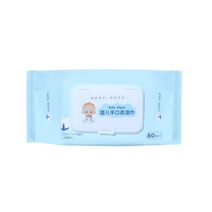 Lingettes pour bébé 80 pièces, tissu non tissé doux pour le nettoyage des mains et de la bouche - Product Image 2