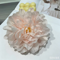 Bunga Peony Sutra Buatan Tangan yang Lembut |   Perlengkapan Pemotretan Dekorasi Rumah Wisuda Hari Ibu Hari Valentine Halloween