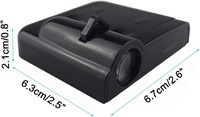 Lampe de courtoisie LED sans fil 12V Capteur magnétique 5W Puissance avec logo Projecteur Pastes sans trou Accessoires d'éclairage de porte de voiture