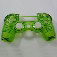 Coque de protection transparente pour la face avant de la manette PS4, coque de remplacement pour la manette PS4