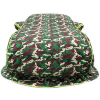 Housse de voiture quatre saisons en tissu Oxford camouflage matelassé, épaisse, imperméable, résistante à la grêle et aux UV