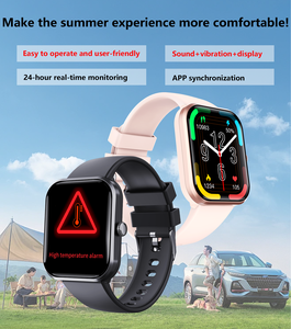 Pulseras inteligentes DF F96T IP67 a prueba de agua con alerta de temperatura - Product Image 3